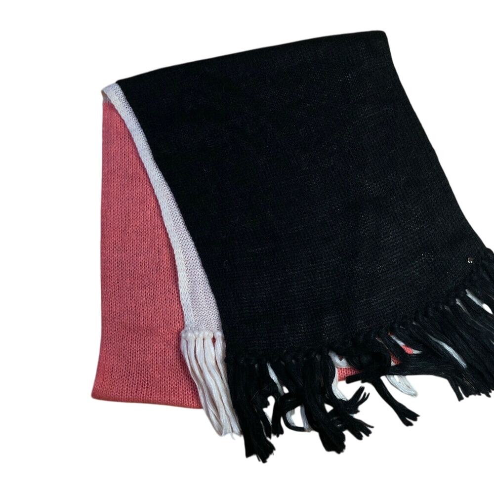 Kate Spade colorblock Long Blanket Scarf One Size